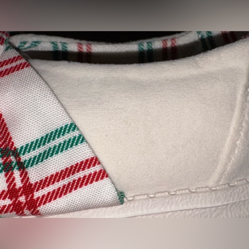 Hey Dude Festive Moccasins with Plaid Bow - Picture 6 of 6